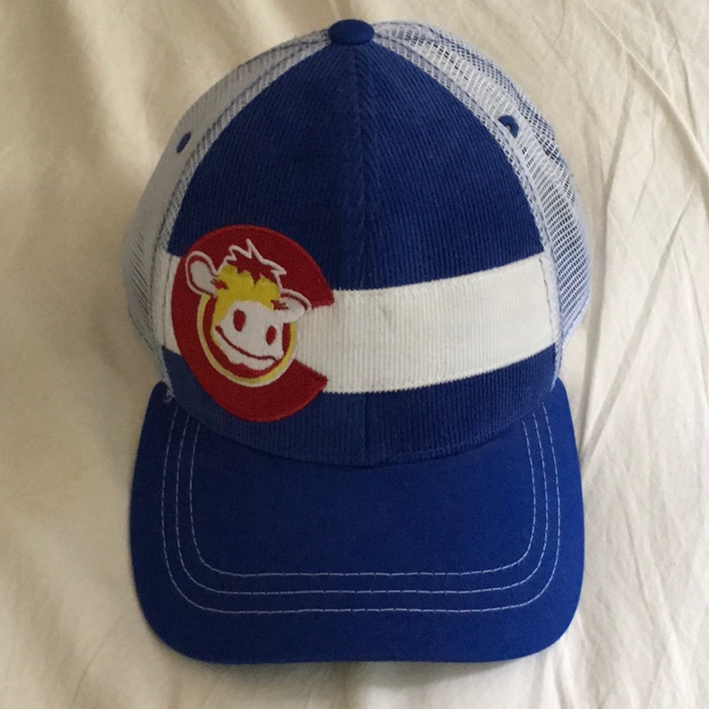 Moo Sweet Cow Colorado Hat, White Mesh Back
